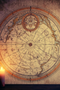 Old World style celestial chart
